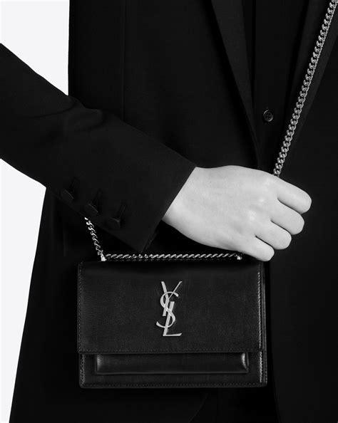 ysl sunset chain wallet